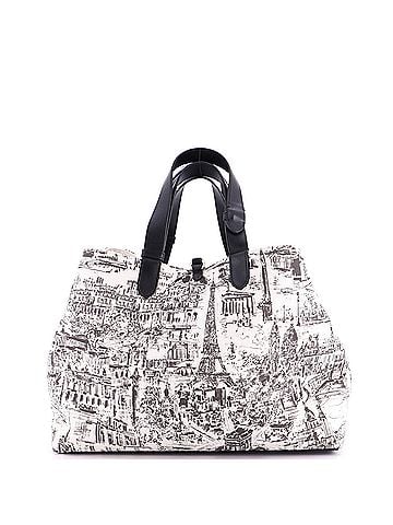 Christian Dior Toujours Tote Bag Printed Canvas Large (view 2)