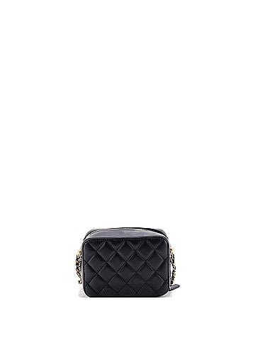 Chanel Pearl Crush Zip Around Vanity Case with Chain Quilted Lambskin Mini (view 2)