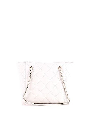 Chanel CC Daily Shopper Chain Tote Quilted Caviar Small (view 2)