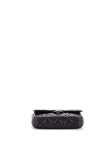 Chanel Lucky Charms Classic Flap Phone Holder with Chain Quilted Lambskin (view 2)