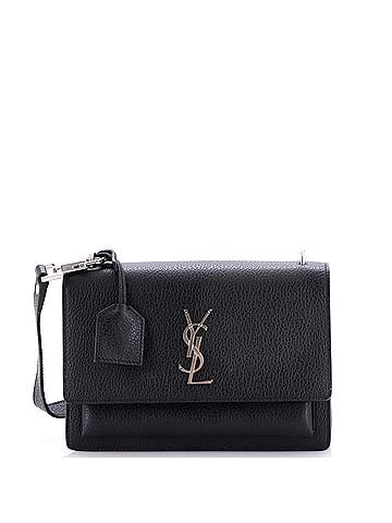 Saint Laurent Sunset Satchel Leather Medium (view 1)