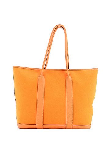 Hermès Garden Party Zip Tote Toile and Leather 36 (view 1)
