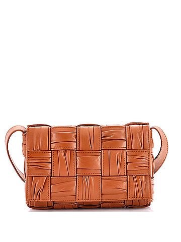 Bottega Veneta Cassette Crossbody Bag Maxi Intrecciato Plisse Leather (view 1)