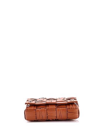 Bottega Veneta Cassette Crossbody Bag Maxi Intrecciato Plisse Leather (view 2)