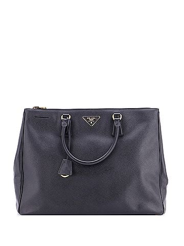 Prada Double Zip Lux Tote Saffiano Leather XL (view 1)