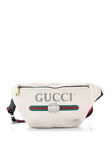 Gucci Logo Belt Bag Printed Leather Medium (view 1)