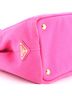 Prada 100% Canvas Plain Pink Canapa Convertible Tote Canvas Mini One size - photo 6
