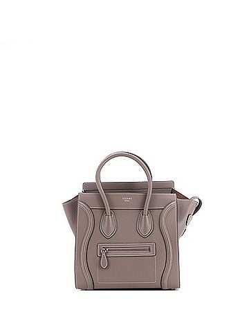 Céline Luggage Bag Grainy Leather Micro (view 1)