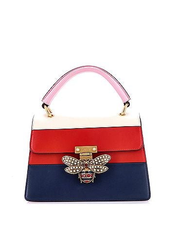 Gucci Queen Margaret Top Handle Bag Colorblock Leather Small (view 1)