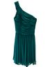Halston Heritage 100% Polyester Solid Green Cocktail Dress Size 6 - photo 1