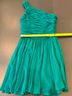 Halston Heritage 100% Polyester Solid Green Cocktail Dress Size 6 - photo 5