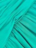 Halston Heritage 100% Polyester Solid Green Cocktail Dress Size 6 - photo 8