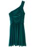 Halston Heritage 100% Polyester Solid Green Cocktail Dress Size 6 - photo 2