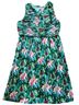 Ulla Popken Floral Blue Green Pink White Cocktail Dress Size 30 - photo 1