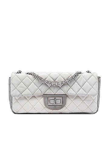 Chanel Small Tricolor Quilted Jersey Reissue 2.55 East West Flap (view 1)
