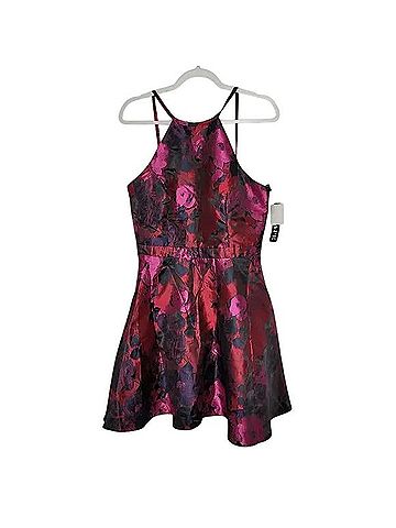 Xscape Fit Flare Mini Dress Cocktail Dress (view 2)