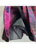 Xscape Floral Black Red Pink Cocktail Dress Size 12 - photo 4