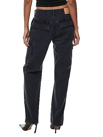 Denim Forum The 90s Edie Lo- Rise Cargo Pants (view 2)