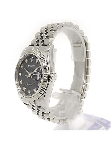 Rolex ROLEX Rolex Datejust 10P Diamond 116234G SS/WG Automatic Jubilee Bracelet Computer Dial (view 2)