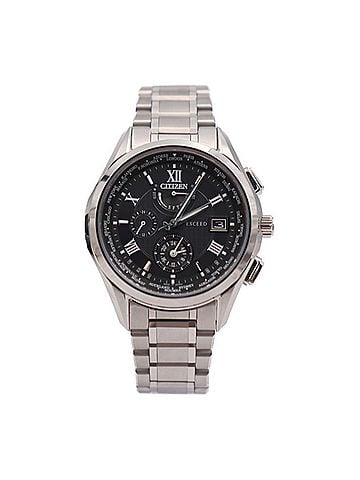 Citizen CITIZEN Citizen EXCEED Exceed Watch H820-T023916 Titanium Silver Black Dial Eco Drive Solar Radio (view 1)
