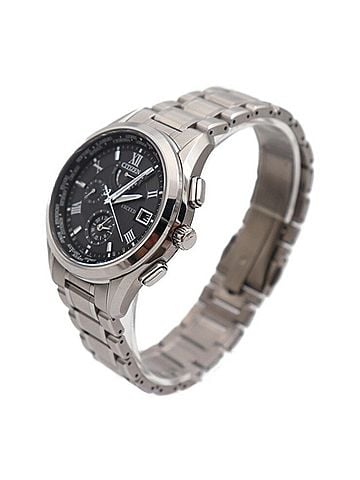 Citizen CITIZEN Citizen EXCEED Exceed Watch H820-T023916 Titanium Silver Black Dial Eco Drive Solar Radio (view 2)