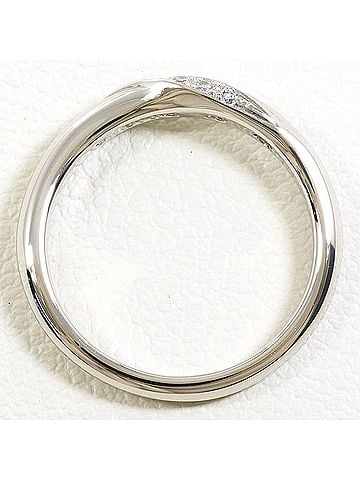 Unbranded PT999 Platinum Ring with Diamond (no carat marking) and Sapphire. Total weight 3.9g. Like new condition. (view 2)