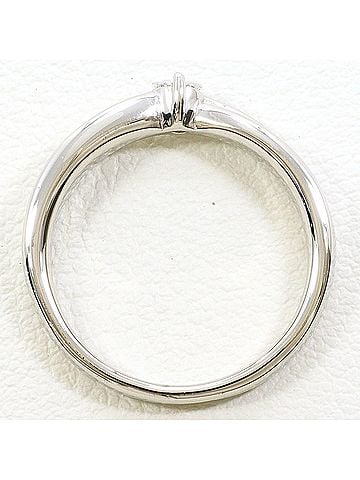 Unbranded PT900 Platinum Ring with 0.10ct Diamond, Total Weight 4.2g, Like New Condition. (view 2)