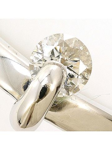 Unbranded PT900 Platinum Ring, 1 Diamond, 0.346ct, SI2 Clarity, Certified, Total Weight 5.1g, Like New Condition. (view 2)