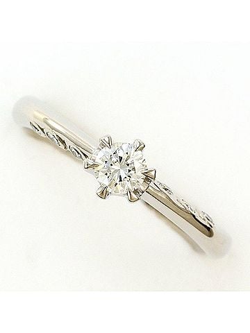 Unbranded PT900 Platinum Ring, 1 Diamond (0.207ct) and 0.09ct (VS2 clarity), with Certificate of Authenticity, Total Weight 3.5g, Like New Condition. (view 1)