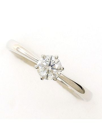 Unbranded PT900 Platinum Ring, 1 Diamond, 0.330ct, SI1 Clarity, Certificate of Authenticity, Total Weight 2.8g, Like New Condition. (view 1)