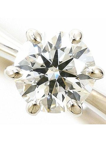Unbranded PT900 Platinum Ring, 1 Diamond, 0.330ct, SI1 Clarity, Certificate of Authenticity, Total Weight 2.8g, Like New Condition. (view 2)