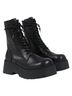 UNIF 100% Leather 100% Polyester Black Boots Size 10 - photo 1