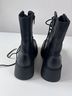 UNIF 100% Leather 100% Polyester Black Boots Size 10 - photo 5