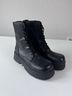 UNIF 100% Leather 100% Polyester Black Boots Size 10 - photo 6