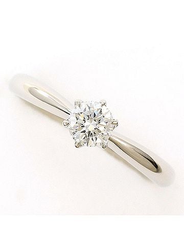 Unbranded PT1000 Platinum Ring with 0.305ct VVS2 Diamond, Certified, Total Weight 3.1g, Like New Condition. (view 1)