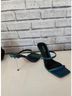 Topshop 100% Acrylic Color Block Blue Green Heels Size 6 - photo 6