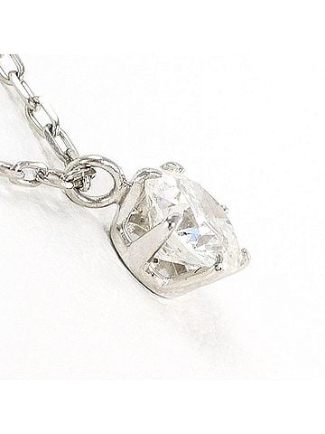Unbranded PT900 Platinum / PT850 Necklace with 0.30ct Diamond, Total Weight 1.9g, 45cm, Like New Condition. (view 2)