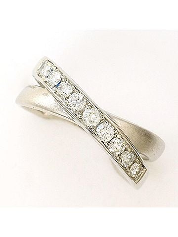 Unbranded PT950 Platinum Ring with 0.30ct Diamond, Total Weight 3.4g, Like New Condition. (view 1)