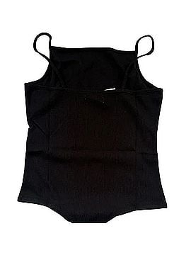 Madewell Ribbed Spaghetti-Strap Thong Bodysuit Tank Top (view 2)