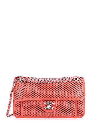 Chanel Up In The Air Flap Bag Perforated Leather Medium (view 1)