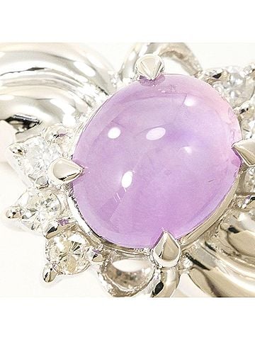 Unbranded PT850 Platinum Ring with 1.54ct Star Sapphire and 0.08ct Diamonds, Certificate of Authenticity, Total Weight 4.6g, Like New Condition. (view 2)