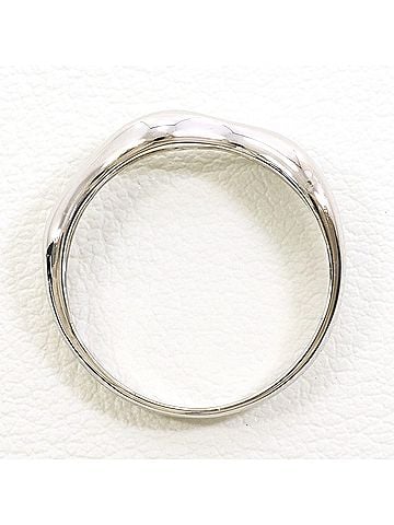 Unbranded K14 14K WG White Gold Ring, Total Weight 1.2g, Like New Condition (view 2)