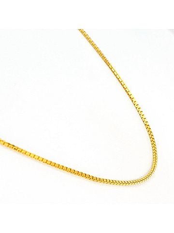 Unbranded K24 24K YG Yellow Gold Necklace, Total Weight 5.1g, 45cm, Like New Condition (view 2)