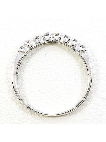 Unbranded K10 10K WG White Gold Ring with 0.30ct Diamond, Total Weight 1.1g, Like New Condition. (view 2)