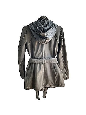 Michael Kors Hooded Zip Belted Raincoat Raincoat (view 2)