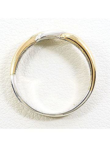 Unbranded K10 10K Yellow Gold (YG) Silver Ring, Total Weight 2.1g, Like New Condition. (view 2)