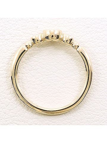 Unbranded K10 10K YG Yellow Gold Ring with 0.05 ct Diamond, Total Weight 1.2g, Like New Condition. (view 2)
