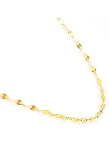 Unbranded K24 24K Yellow Gold Necklace, Total Weight 1.6g, 60cm, Like New Condition (view 2)