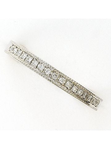 Unbranded PT900 Platinum Ring with 0.07 ct Diamond, Total Weight 2.8g, Like New Condition. (view 1)