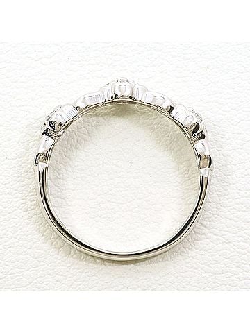 Unbranded PT900 Platinum Ring with 0.15 ct Diamond, Total Weight 3.3g, Like New Condition. (view 2)